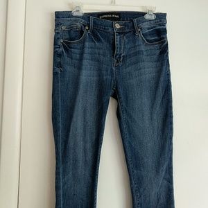 Express mid rise skinny jeans